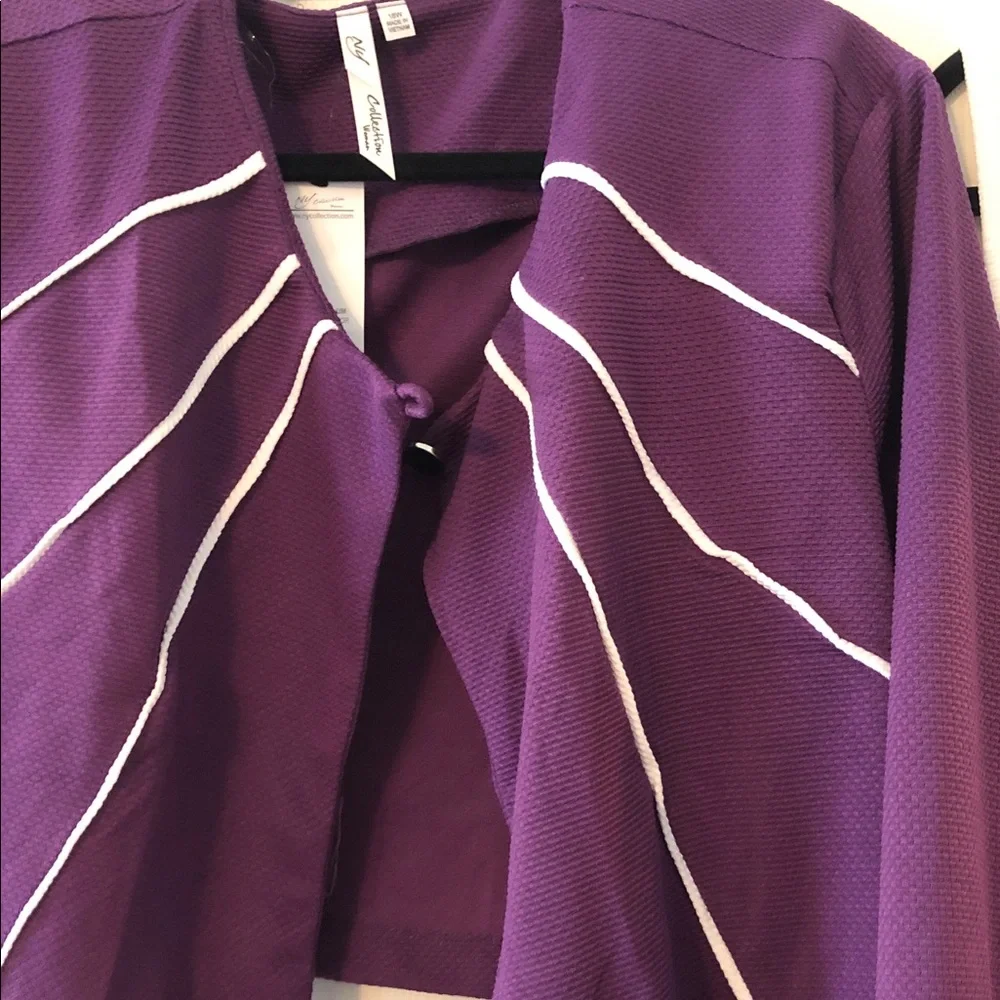 NY Collection sophisticated purple